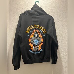 Skeleton hoodie sz:s